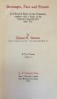 (Beverages) Emerson, Edward R.  Beverages, Past and Present: An Historical Sketch of their Production, together with a Study of the Customs Connected with their Use. Online Sale