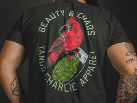 Beauty and Chaos 2.0  - Black Tee For Discount