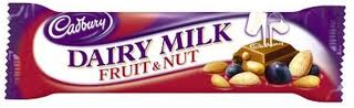 Cadbury Dairy Milk Fruit & Nut Standard (Product Of The U.K.) (48-49 g) (jit) Discount