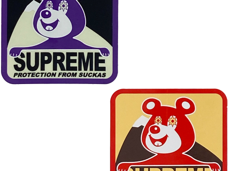 Supreme Bear Stickers Cheap