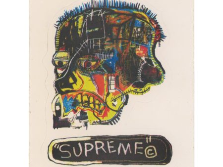 Supreme Basquiat Skull Sticker Cheap