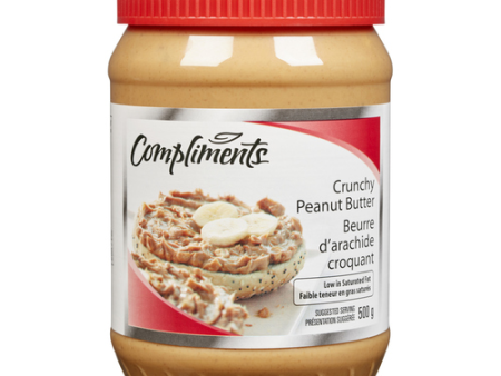 Compliments - Crunchy Peanut Butter (12 - 500 g) (jit) Online Hot Sale