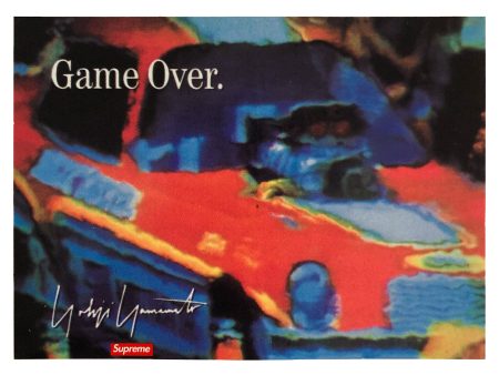 Supreme Yohji Yamamoto Game Over Sticker on Sale