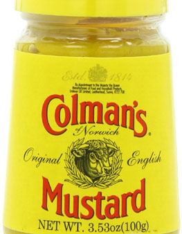 Colmans English Mustard Jar (Product of The U.K.) (8-100 g) (jit) Sale