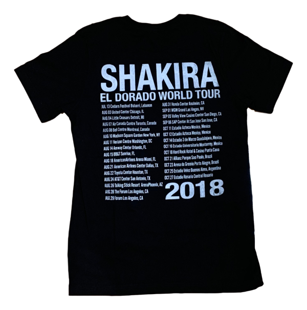 Vintage Shakira  El Dorado  Tour Tee - Large Discount