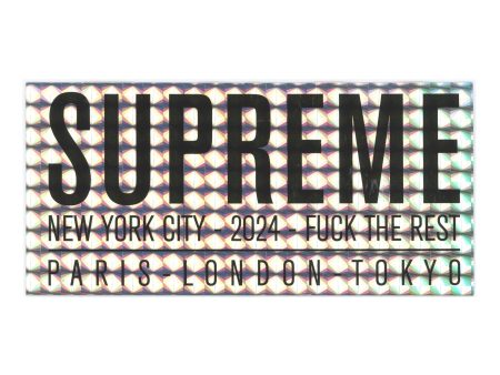 Supreme Paris Holographic Sticker Supply