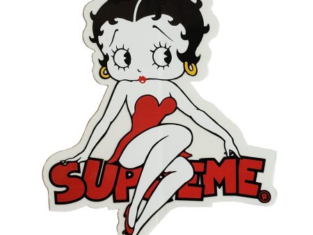 Supreme Betty Boop Sticker For Sale