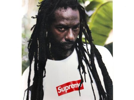 Supreme Buju Banton Sticker on Sale