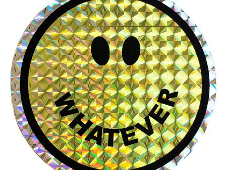 Supreme Whatever Smile Holographic Sticker Online now