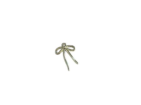 Gold bow charm Cheap