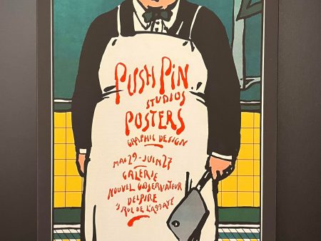 Pushpin Legendary Poster『PUSH PIN BUTCHER.』-128 For Discount