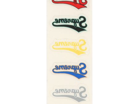 Supreme Backwards Mini Sticker Supply