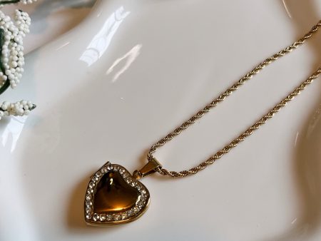 Heart locket pendant necklace Online Sale