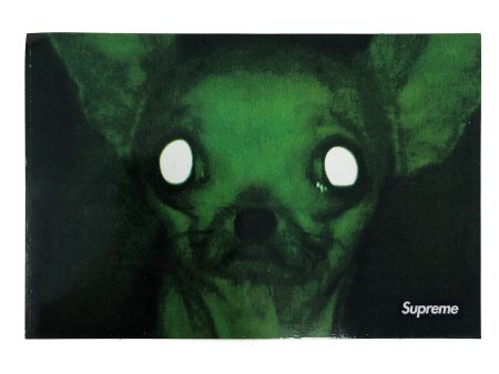 Supreme Chihuahua Chris Cunningham Sticker on Sale