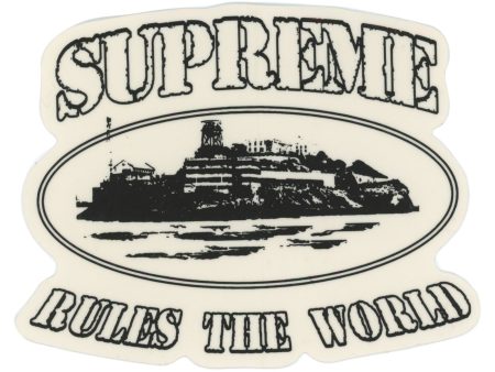 Supreme Corteiz Rules The World Black Sticker Online Hot Sale