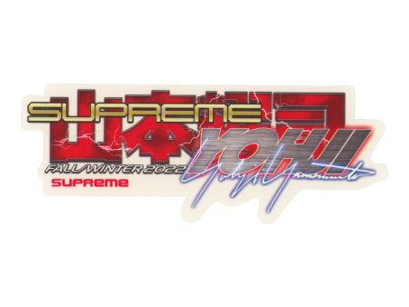 Supreme Yohji Yamamoto Tekken Sticker Online now