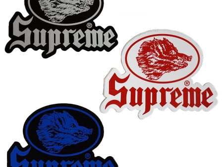 Supreme Boars Head Stickers Online Hot Sale