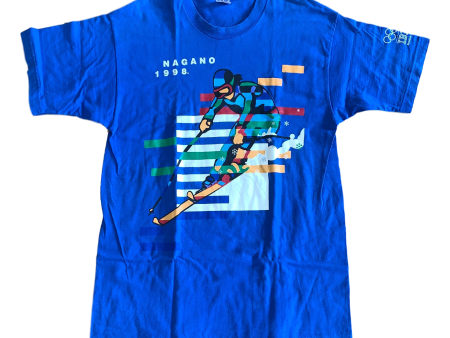 Vintage Olympic Ski Tee (1998) - Large Hot on Sale