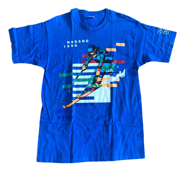 Vintage Olympic Ski Tee (1998) - Large Hot on Sale