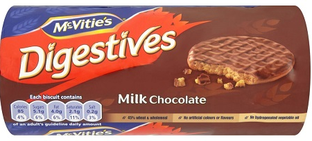 McVities Digestives Milk Chocolate (Product Of The U.K.) (15-266 g) (jit) Online