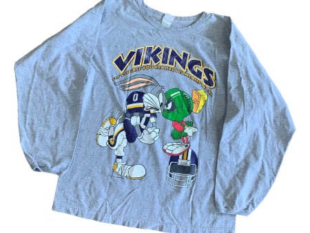 Vintage Minnesota Vikings Long Sleeve - Large Online now