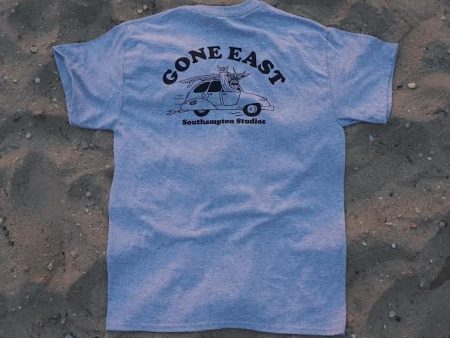 Gone East  Tee (Overcast Grey) For Cheap