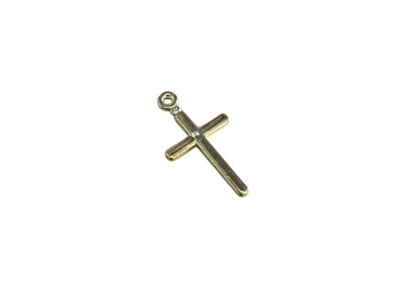 Gold cross charms For Sale