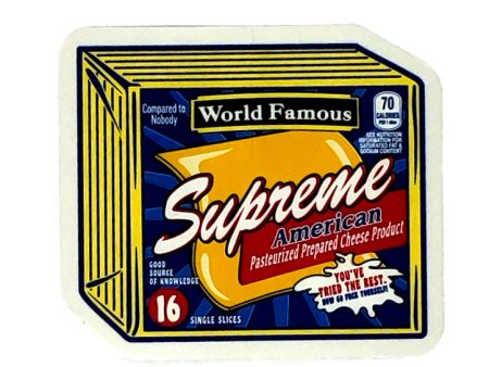 Supreme Cheese Sticker Supply