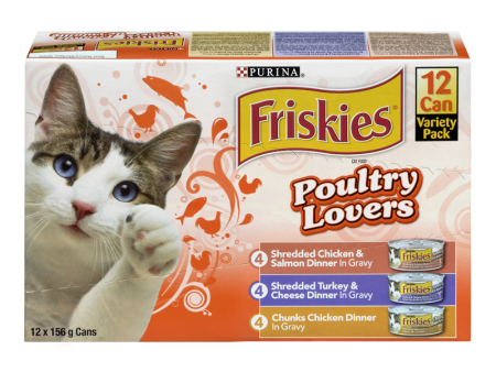 Friskies Poultry Lovers Variety Pack  (24 - 156 gr) (jit) For Discount