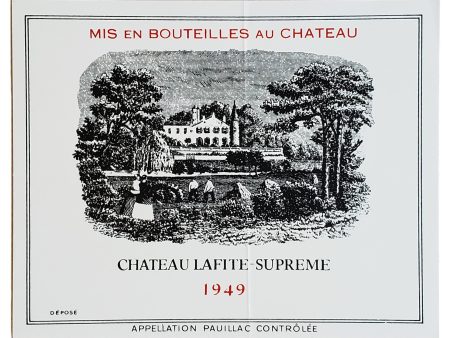 Supreme Chateau Wine Sticker Online now