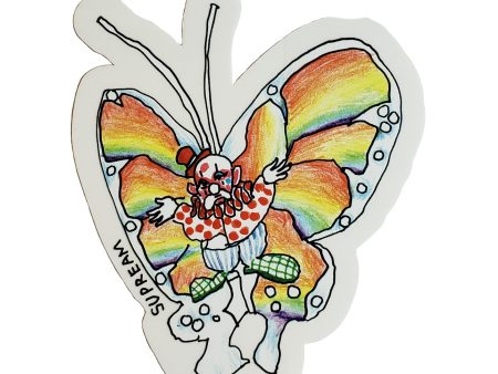 Supreme Butterfly Gonz Sticker Online Hot Sale