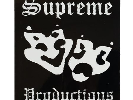 Supreme Black Productions Sticker Online