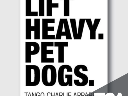 Lift Heavy. Pet Dogs. - Sticker Online