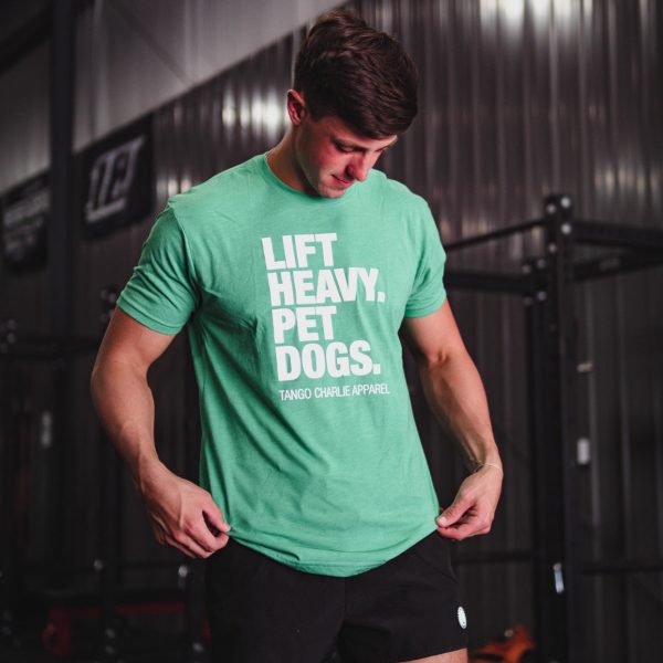 Lift Heavy. Pet Dogs. - Tee Sale