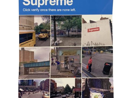 Supreme Verify Captcha Sticker For Discount