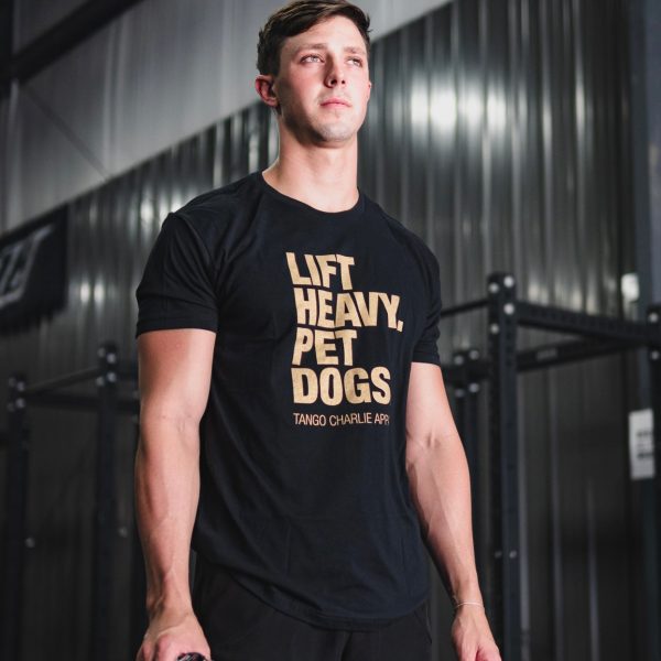 Lift Heavy. Pet Dogs. - Tee Sale