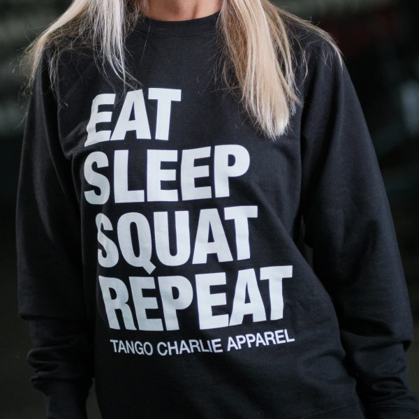 Eat Sleep Squat Repeat - Crewneck Supply