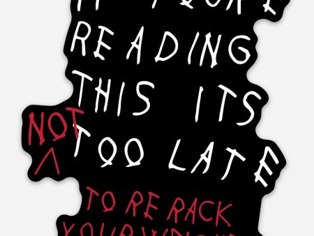 ‘If You’re Reading This …’ sticker Supply