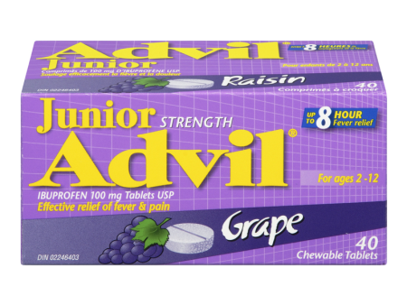 Advil Jr. Strength Grape (1-40 ea) (jit) Supply