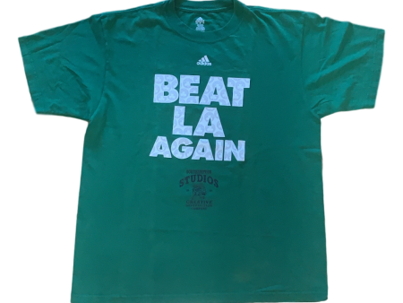 Vintage Boston Celtics  Beat LA  Tee Sale