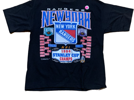 Vintage New York Rangers Tee - XL Hot on Sale