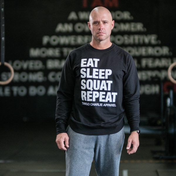 Eat Sleep Squat Repeat - Crewneck Supply