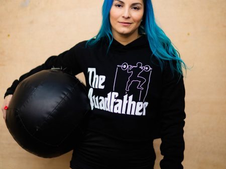 The Quadfather - Crop Hoodie Online Sale