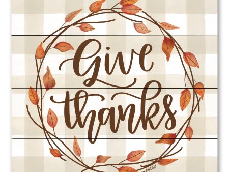 DUST316PAL - Give Thanks Fall Wreath    - 12x12 Online Hot Sale