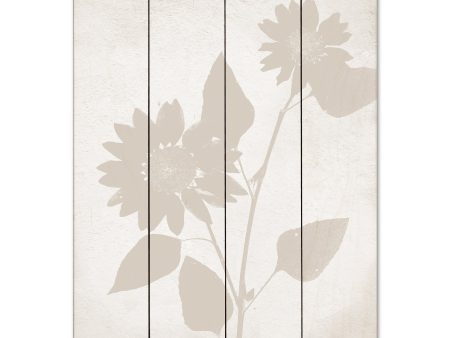 LET574PAL - Floral Silhouette III - 12x16 Cheap