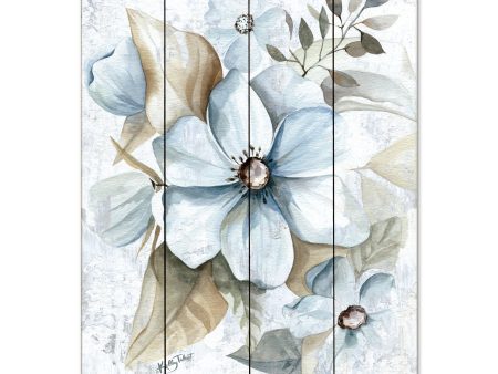 KEL215PAL - Farmhouse Cottage Flowers - 12x16 Online Hot Sale