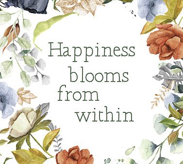 SB1107 - Happiness Blooms from Within  - 12x16 For Discount